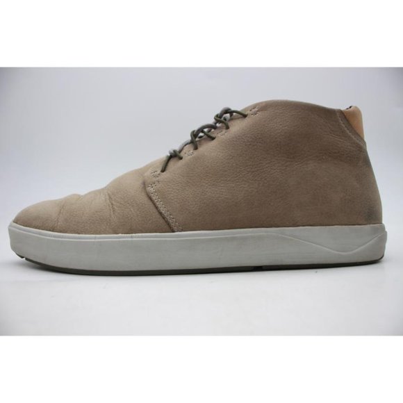 Olukai  Nana Hele Mens 13 Leather Lace Up Ankle Boots Shoes Casual 10449 - Picture 4 of 9